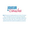 T-shirt Cotton Bio Joueur de Gauche Close Up