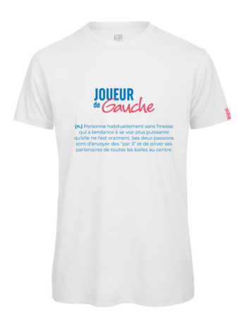 T-shirt TBT Padel Lifestyle Joueur Gauche