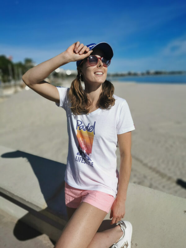 T-shirt Padel Lifestyle Femme Beach