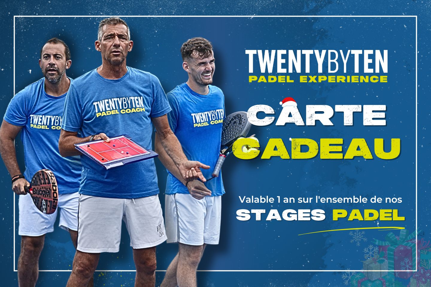 Carte Cadeau Stages Padel Twenty by Ten v2