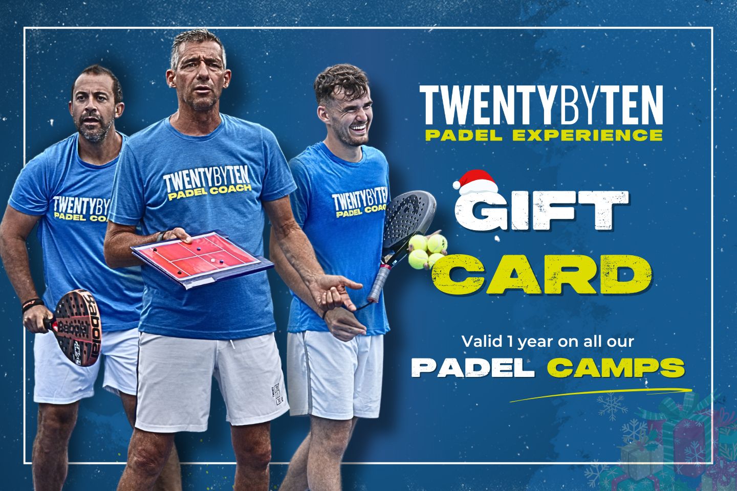 Twenty by Ten Padel Camps Gift Card