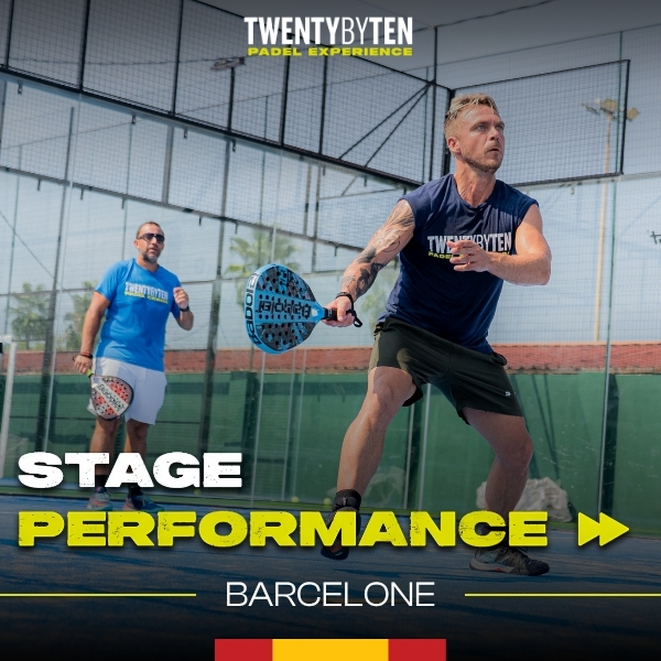 Stage Padel Barcelone mai 2026 - Twenty by Ten