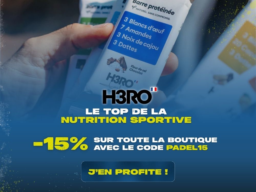 Partenariat Padel Atlet Nutrition - Code Promo