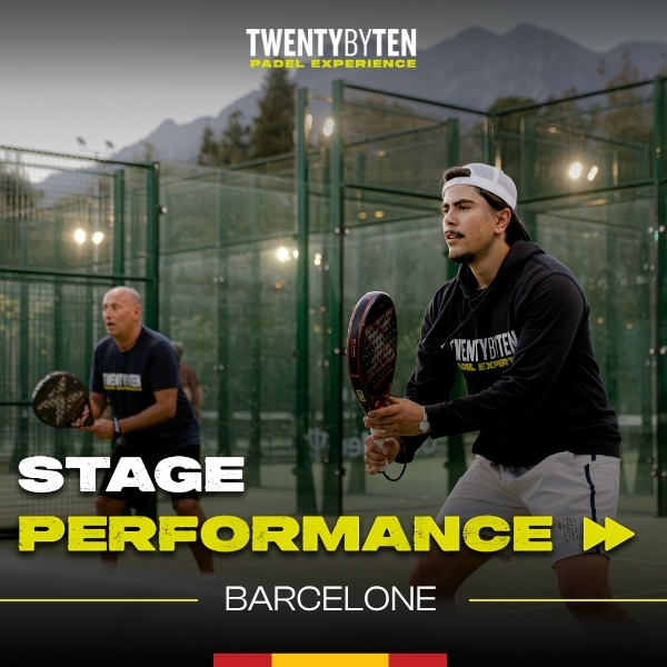 Stage Padel Barcelone octobre 2026 - Twenty by Ten